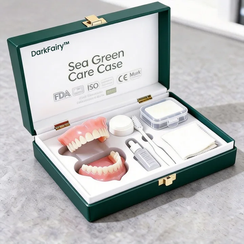 🔥Ends Today: 65% OFF! ⏰DarkFairy™ Medical Full Denture with Strong Suctiond🦷