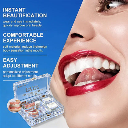 🔥Ends Today: 75% OFF! ⏰DarkFairy™ Medical Full Denture with Strong Suctiond Custom-Fit Full Functional Dentures🦷