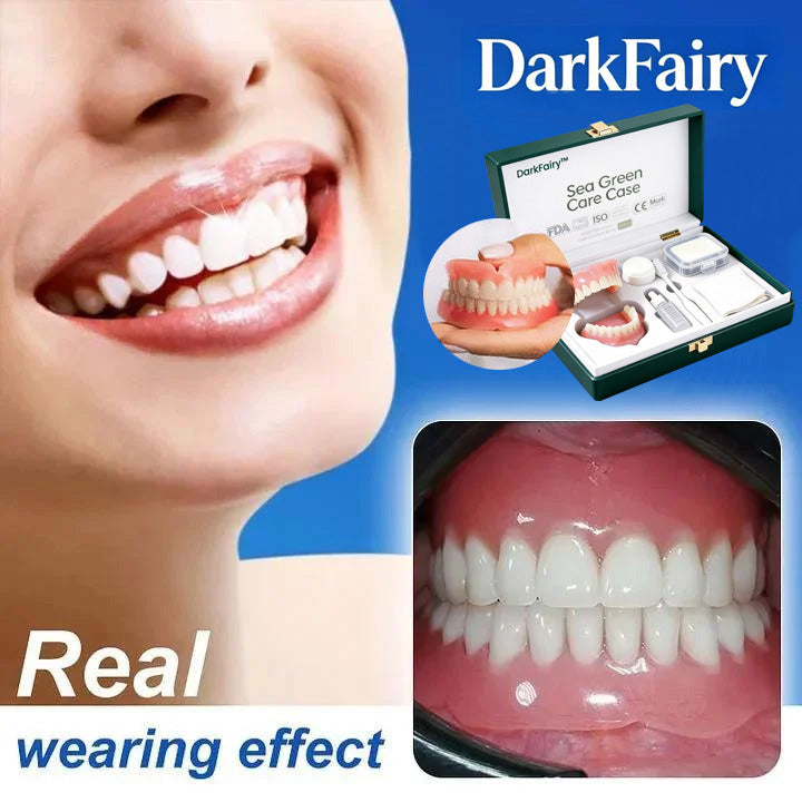 🔥Ends Today: 65% OFF! ⏰DarkFairy™ Medical Full Denture with Strong Suctiond🦷