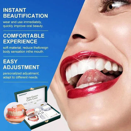 🔥Ends Today: 65% OFF! ⏰DarkFairy™ Medical Full Denture with Strong Suctiond🦷